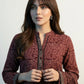 Organic Dye Hand Block Printed Ajrak Luxurious Anbi Two-Piece – Premium Lawn Unstitched Shirt & Dupatta | Ajrak Design Dress