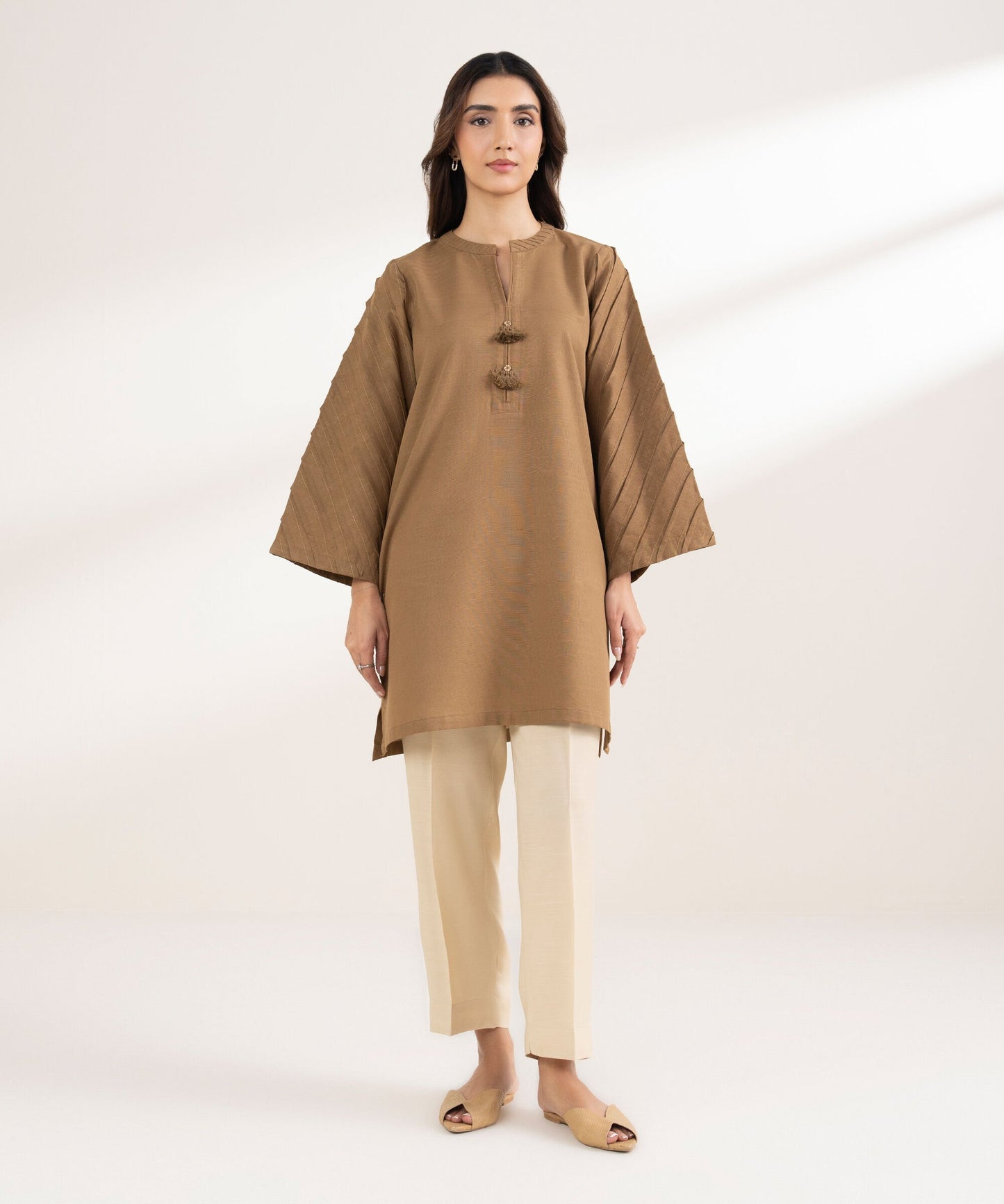 Solid Khaddar Shirt