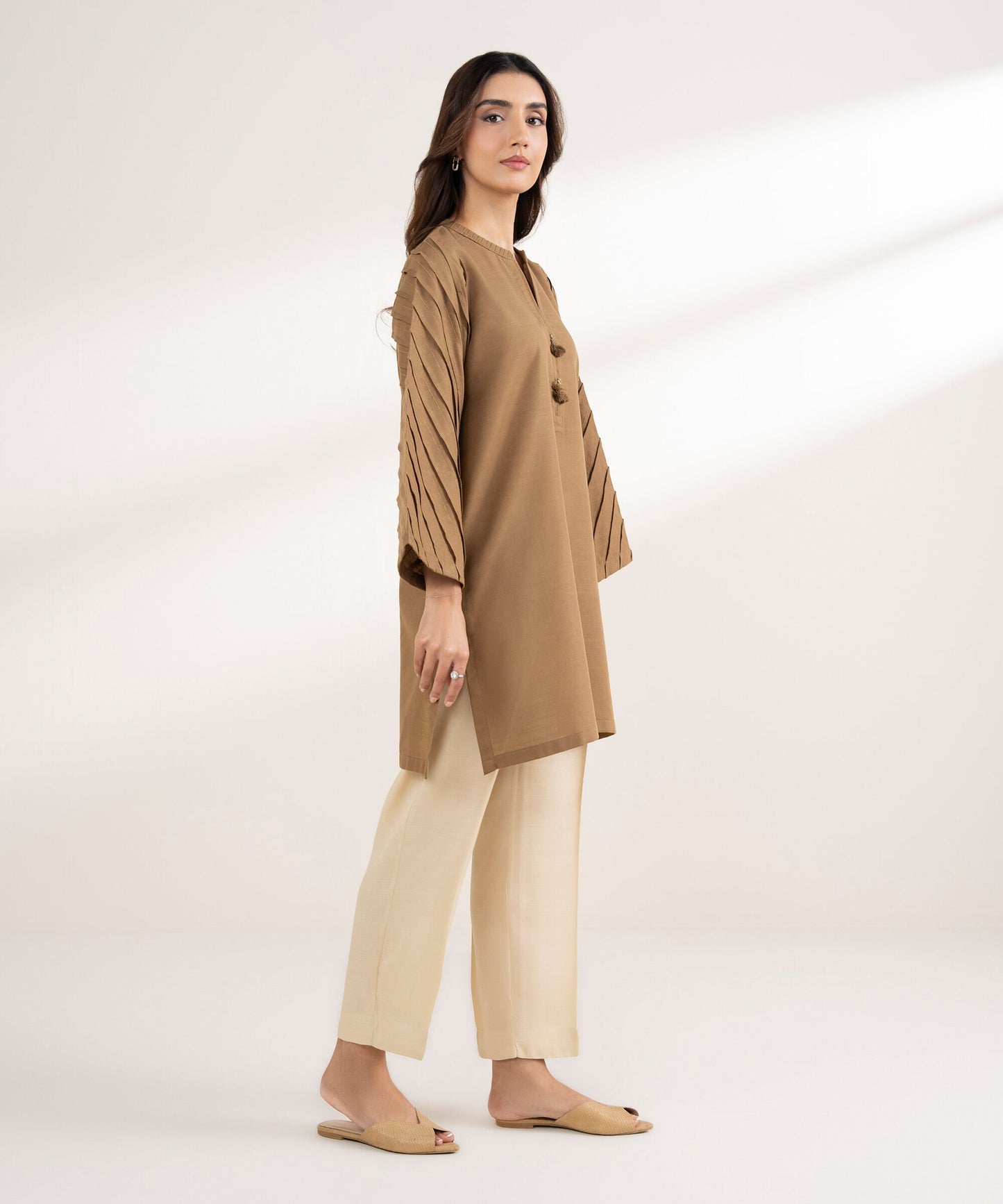 Solid Khaddar Shirt