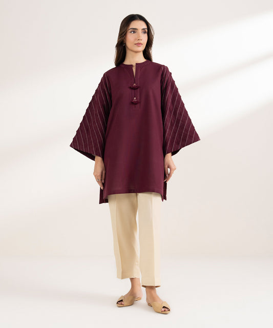 Solid Khaddar Shirt