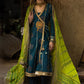 3 Piece Gold and Lacquer Printed Lawn Suit with Gold and Lacquer Printed Chiffon Dupatta and Dyed Trouser BM-62025