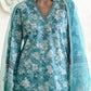 3 Piece Embroidered Printed Lawn Suit with Cotton Net Dupatta and Borders CN-62002
