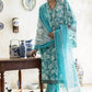 3 Piece Embroidered Printed Lawn Suit with Cotton Net Dupatta and Borders CN-62002