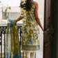 3 Piece Embroidered Printed Lawn Suit with Neckline CL-62037