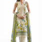 3 Piece Embroidered Printed Lawn Suit with Neckline CL-62037