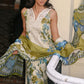 3 Piece Embroidered Printed Lawn Suit with Neckline CL-62037