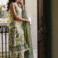 3 Piece Embroidered Printed Lawn Suit with Neckline CL-62037