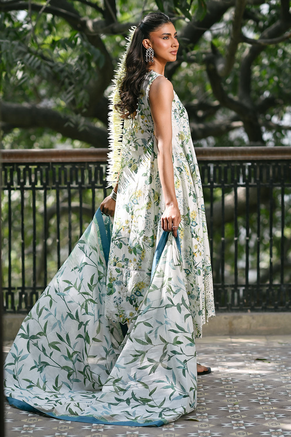 3 Piece Embroidered Printed Lawn Suit with Lawn Dupatta CL-62081