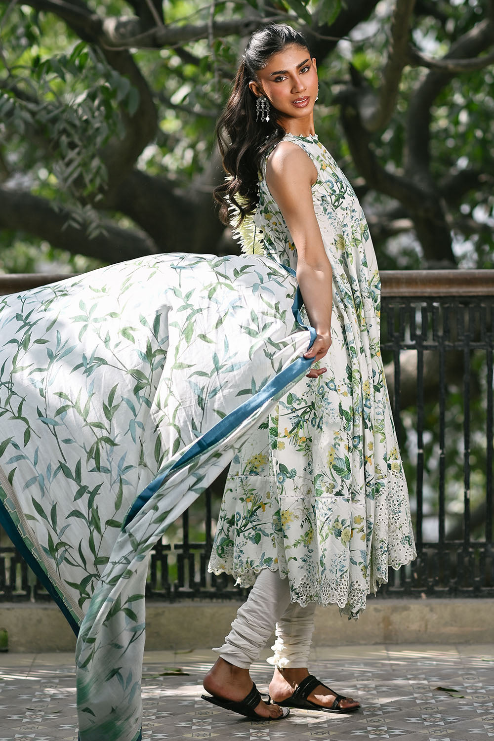 3 Piece Embroidered Printed Lawn Suit with Lawn Dupatta CL-62081