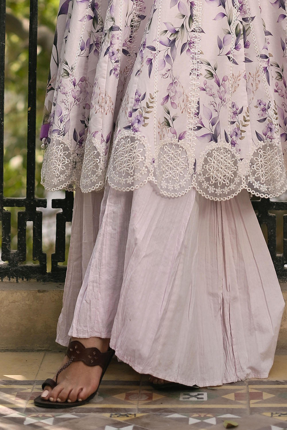 3 Piece Embroidered Printed Lawn Suit with Border CL-62088