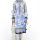 3 Piece Printed Lawn Suit with Embroidered Neckline CL-62222