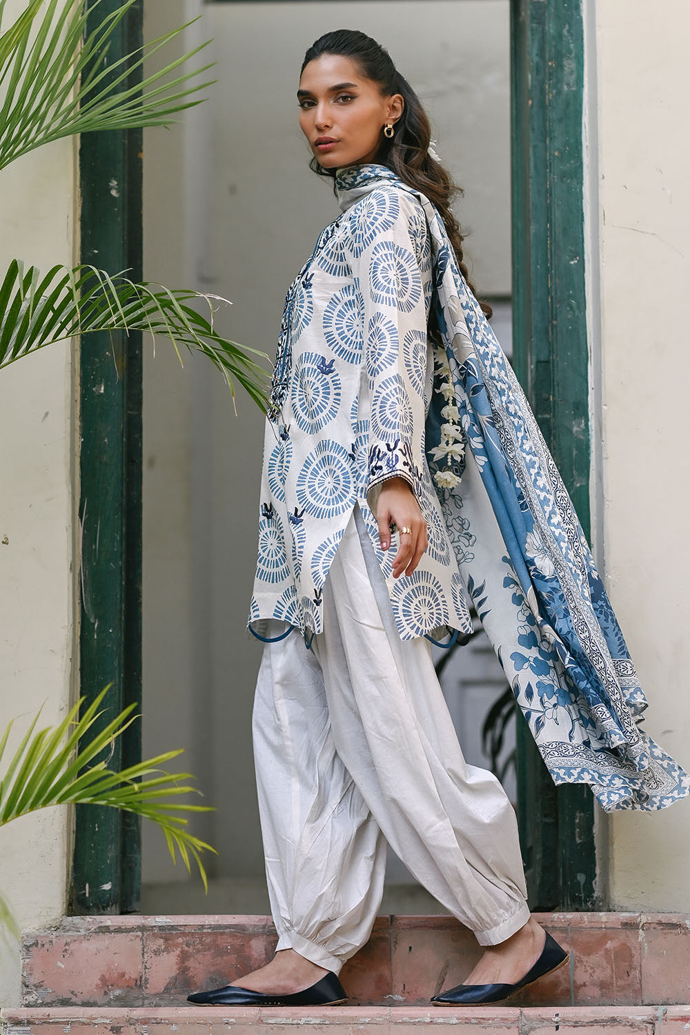 3 Piece Embroidered Printed Lawn Suit with Lawn Dupatta CL-62261