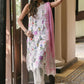 3 Piece Printed Lawn Suit with Embroidered Lace and Bunches CL-62268