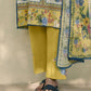 3 Piece Printed Lawn Suit with Embroidered Lace and Bunches CL-62276