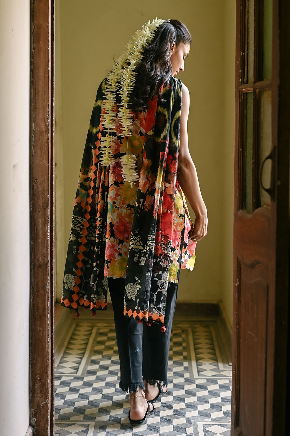 3 Piece Embroidered Printed Lawn Suit with Denting Lawn Dupatta and Neckline DN-62002