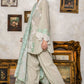 3 Piece Embroidered Lawn Suit with Denting Lawn Dupatta and Border DN-62027