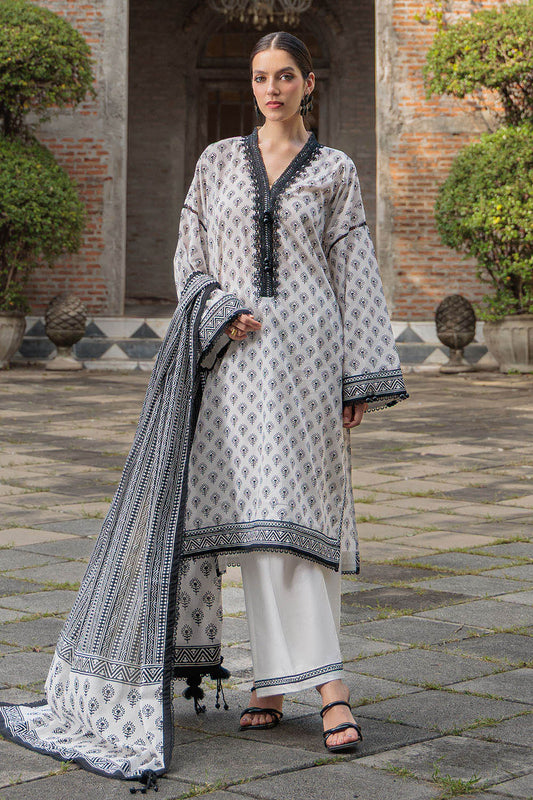 3 Piece Printed Lawn Suit B-62003