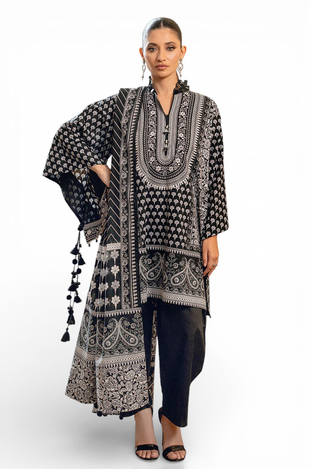3 Piece Printed Lawn Suit B-62007
