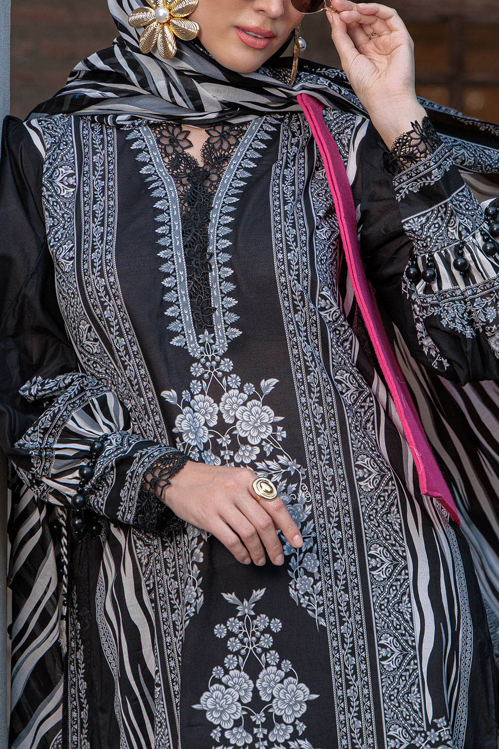3 Piece Printed Lawn Suit B-62008