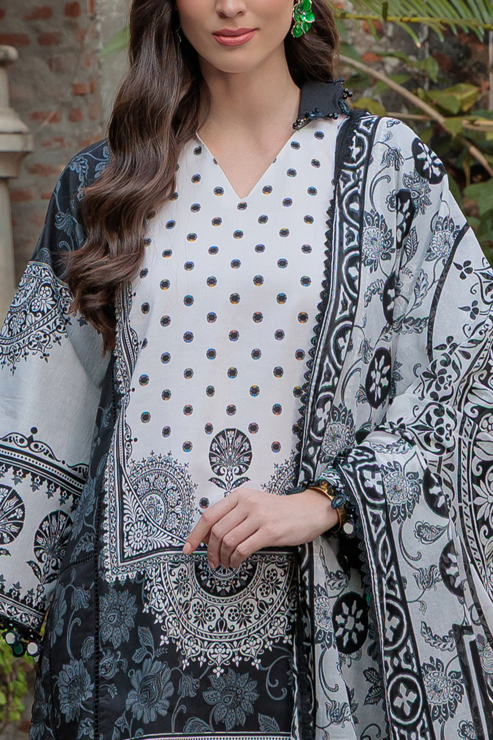 3 Piece Printed Lawn Suit B-62009