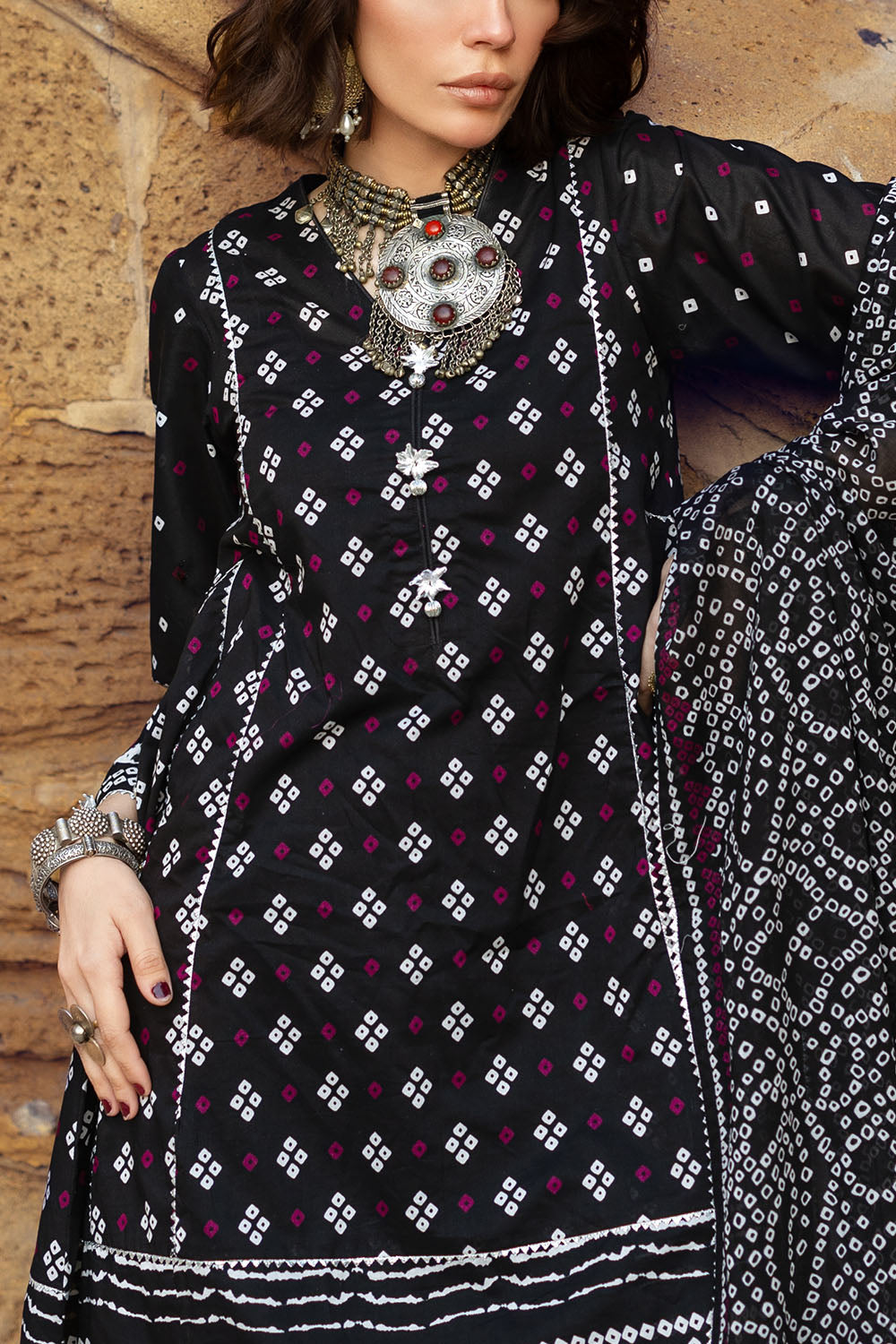 3 Piece Printed Lawn Suit CL-52175 A