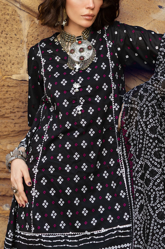 3 Piece Printed Lawn Suit CL-52175 A