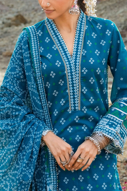 3 Piece Printed Lawn Suit CL-52175 B