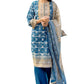 3 Piece Lacquer Printed Lawn Suit with Lacquer Printed Lawn Dupatta and Dyed Trouser CL-62022 A
