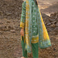 3 Piece Lacquer Printed Lawn Suit with Lacquer Printed Lawn Dupatta and Dyed Trouser CL-62022 B
