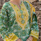 3 Piece Lacquer Printed Lawn Suit with Lacquer Printed Lawn Dupatta and Dyed Trouser CL-62022 B