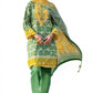3 Piece Lacquer Printed Lawn Suit with Lacquer Printed Lawn Dupatta and Dyed Trouser CL-62022 B