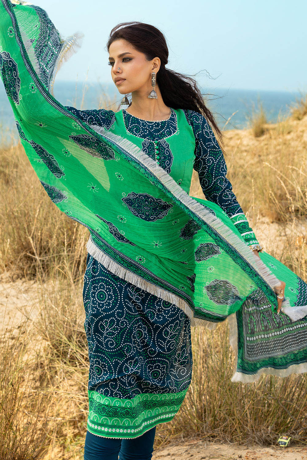 3 Piece Printed Lawn Suit CL-62024 B