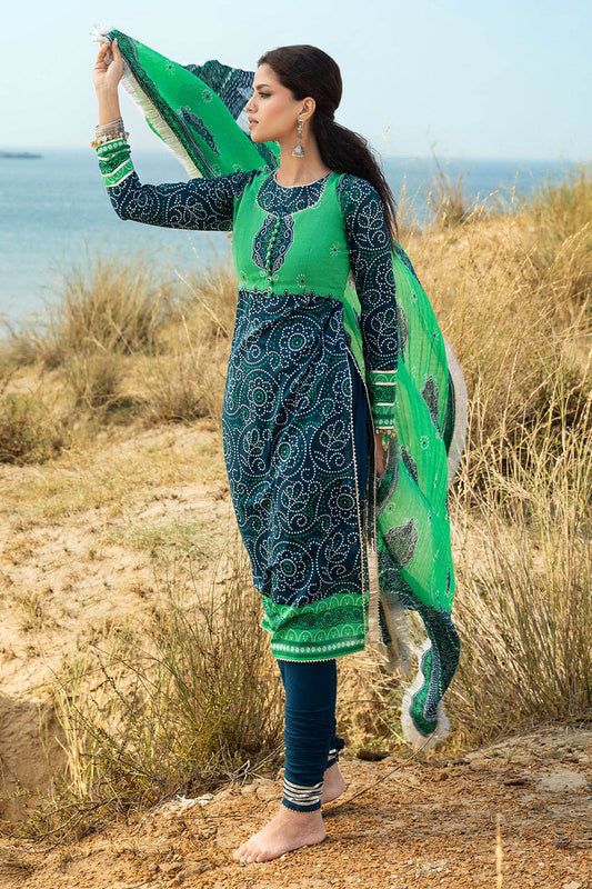 3 Piece Printed Lawn Suit CL-62024 B