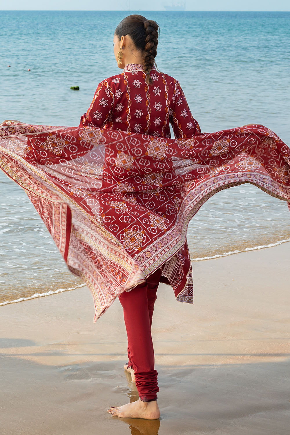 3 Piece Printed Lawn Suit CL-62026 B