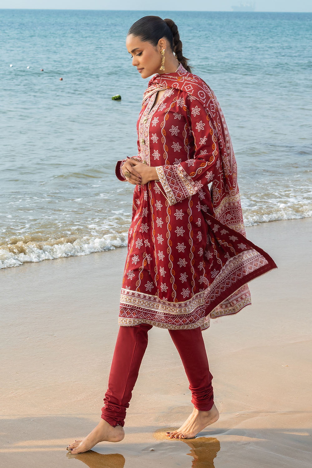 3 Piece Printed Lawn Suit CL-62026 B