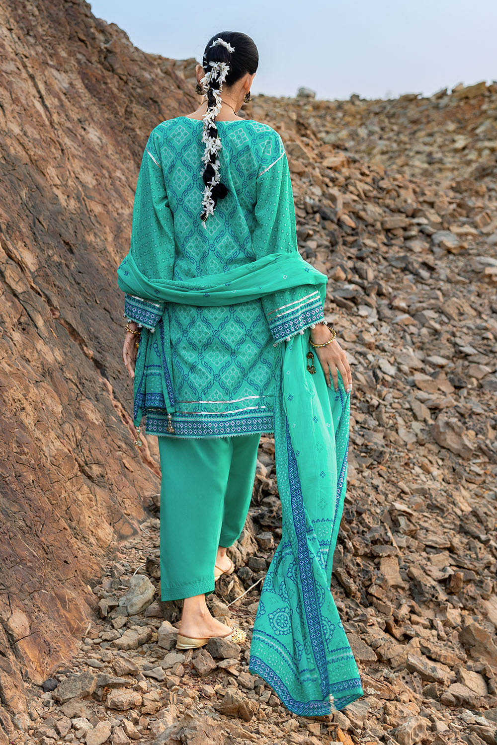 3 Piece Printed Lawn Suit CL-62032 A