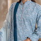 3 Piece Printed Lawn Suit and Dyed Trouser  CL-62085 A