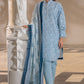 3 Piece Printed Lawn Suit and Dyed Trouser  CL-62085 A