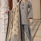 3 Piece Printed Lawn Suit and Dyed Trouser  CL-62085 B