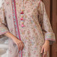 3 Piece Printed Lawn Suit and Dyed Trouser  CL-62119 B