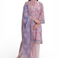 3 Piece Printed Lawn Suit and Dyed Trouser  CL-62120 B
