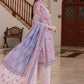 3 Piece Printed Lawn Suit and Dyed Trouser  CL-62120 B