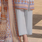 3 Piece Printed Lawn Suit and Dyed Trouser  CL-62121 B