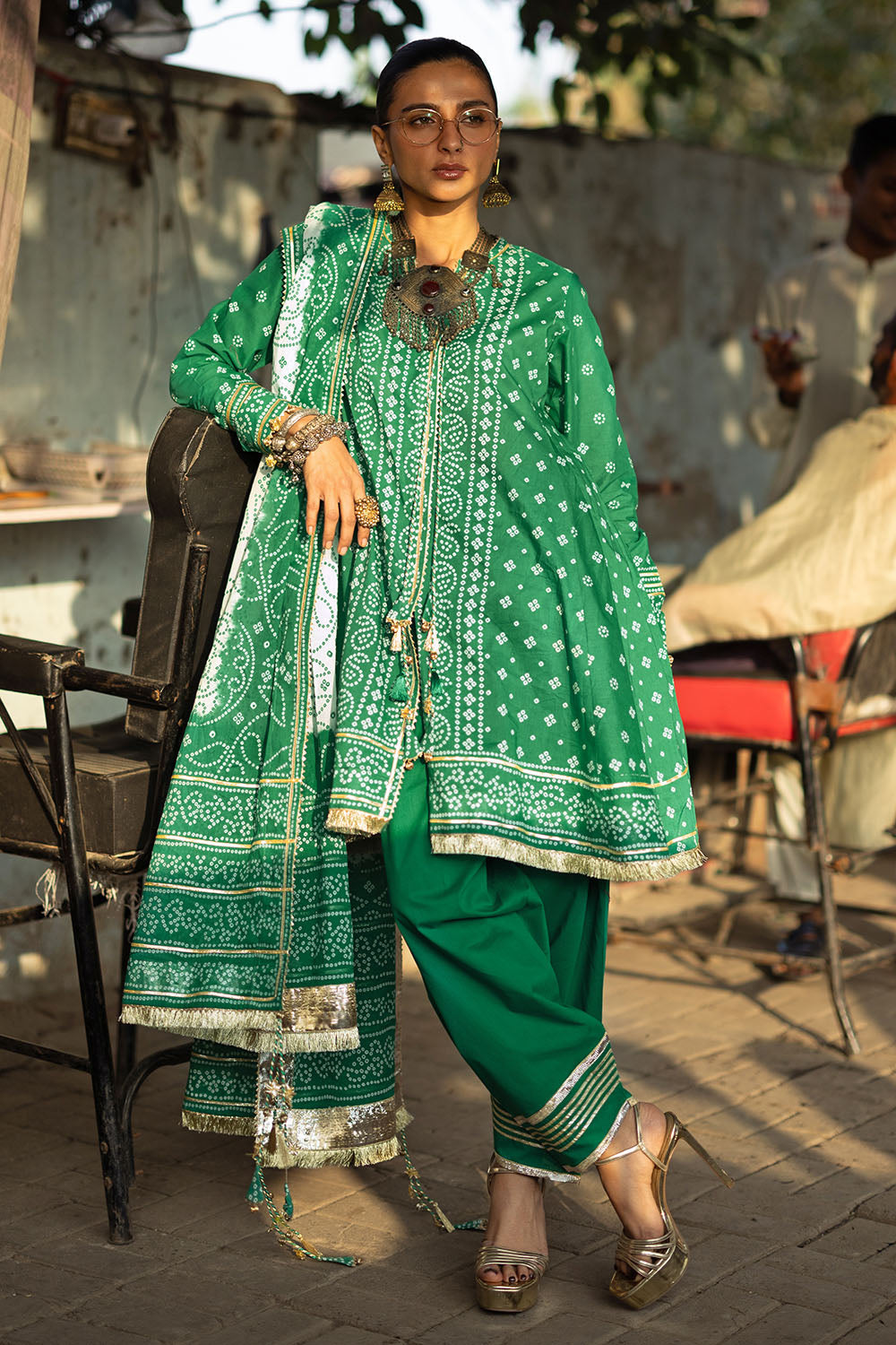 3 Piece Printed Lawn Suit CL-62134 A