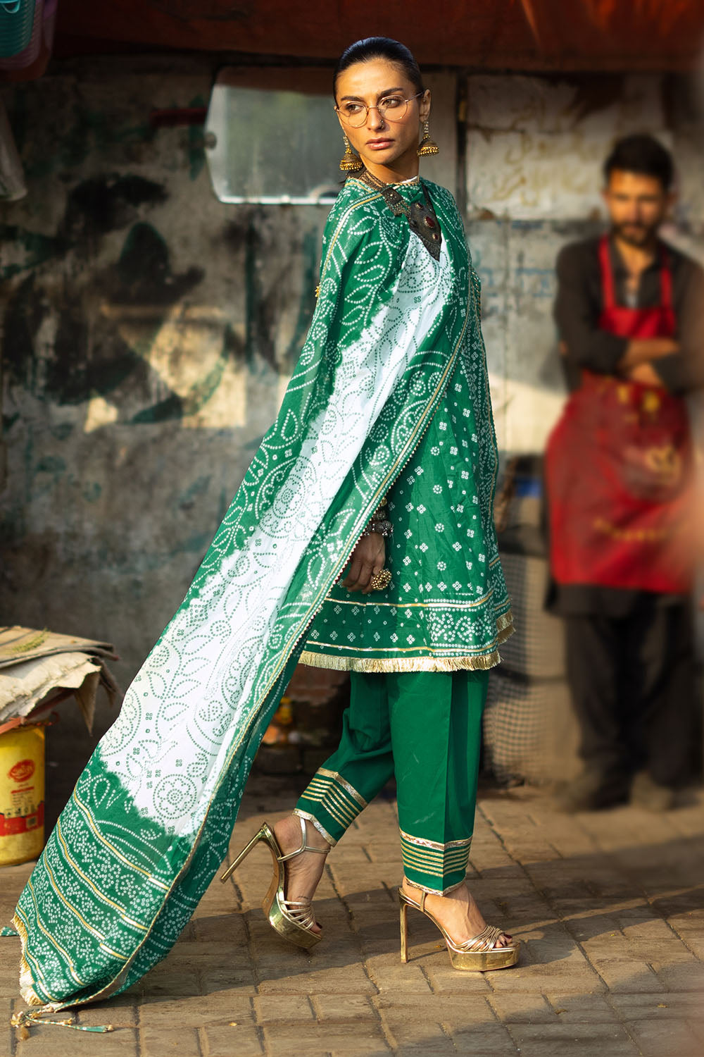 3 Piece Printed Lawn Suit CL-62134 A