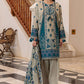 3 Piece Printed Lawn Suit and Dyed Trouser  CL-62135 A
