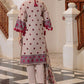 3 Piece Printed Lawn Suit and Dyed Trouser  CL-62135 B