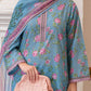 3 Piece Printed Lawn Suit and Dyed Trouser  CL-62136 A