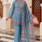 3 Piece Printed Lawn Suit and Dyed Trouser  CL-62136 A