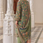 3 Piece Printed Lawn Suit and Dyed Trouser  CL-62136 B